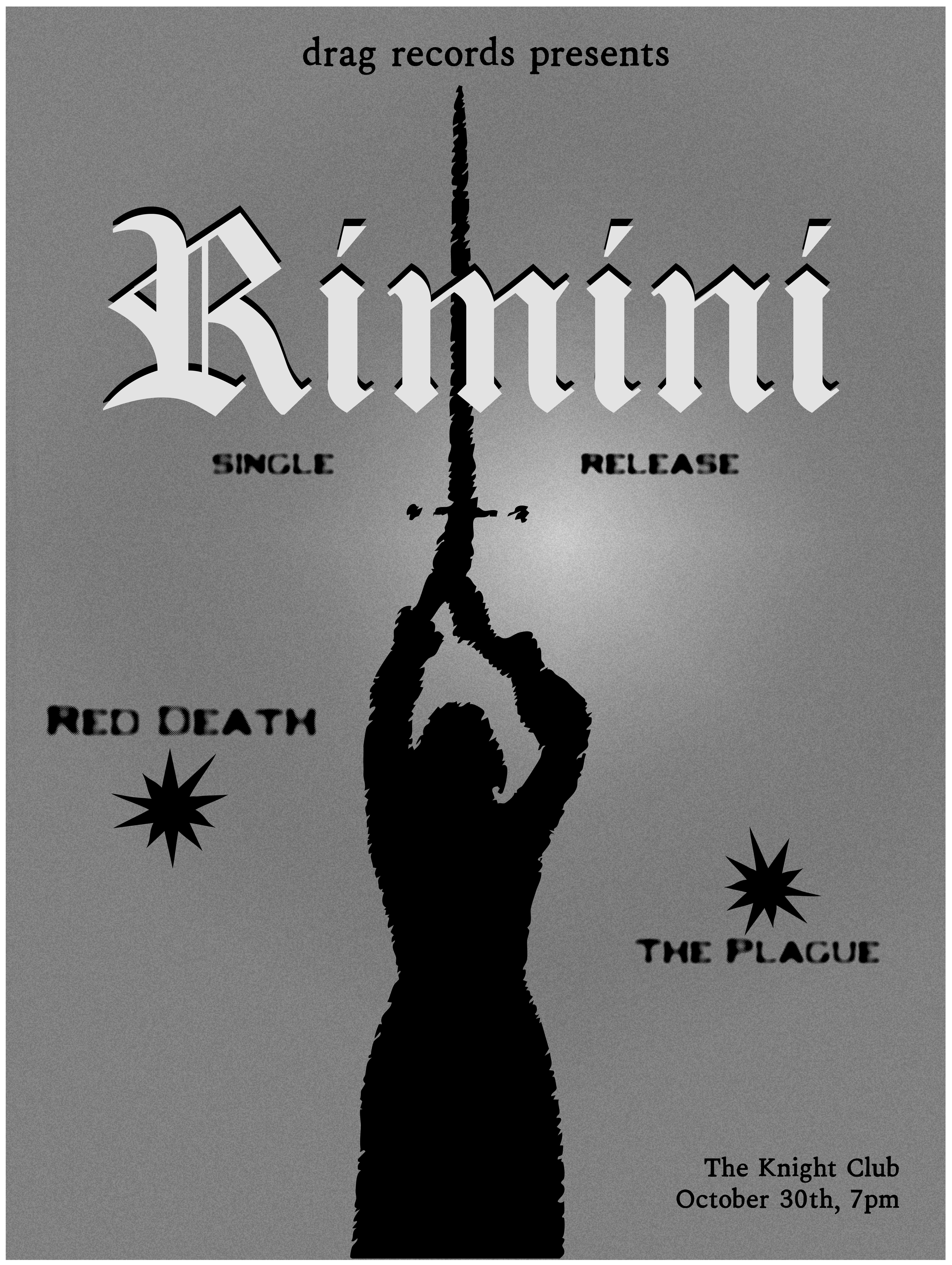Rimini concert poster